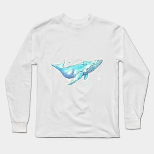 Joakim - Watercolor Whale Long Sleeve T-Shirt